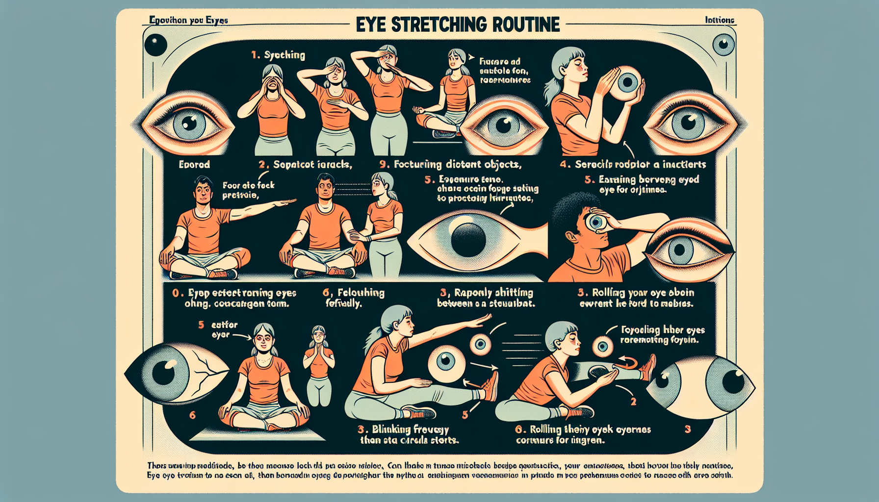 눈 건강을 위한 스트레칭