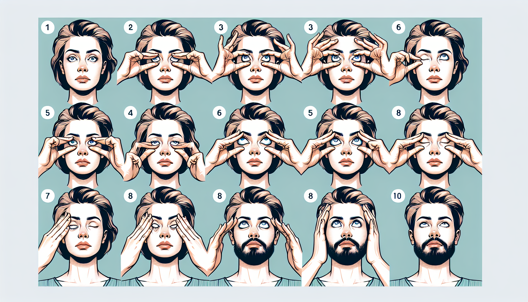 눈 건강을 위한 스트레칭-두번째